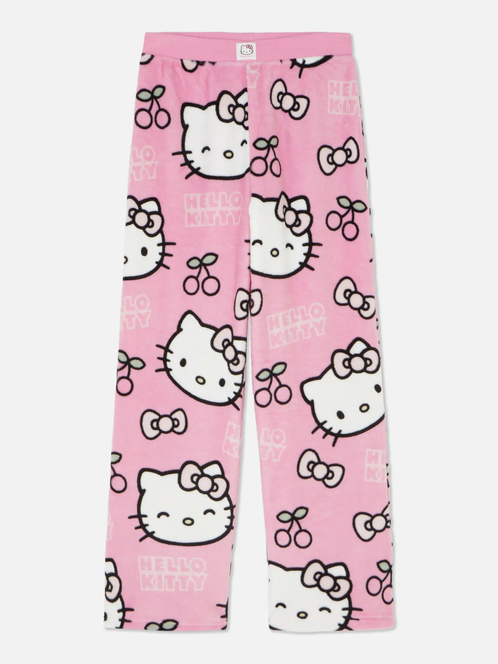 Schlafanzughosen|Primark „Hello Kitty“ Fleece-Schlafanzughose Zum 50. Jubiläum Rosa