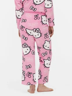 Schlafanzughosen|Primark „Hello Kitty“ Fleece-Schlafanzughose Zum 50. Jubiläum Rosa