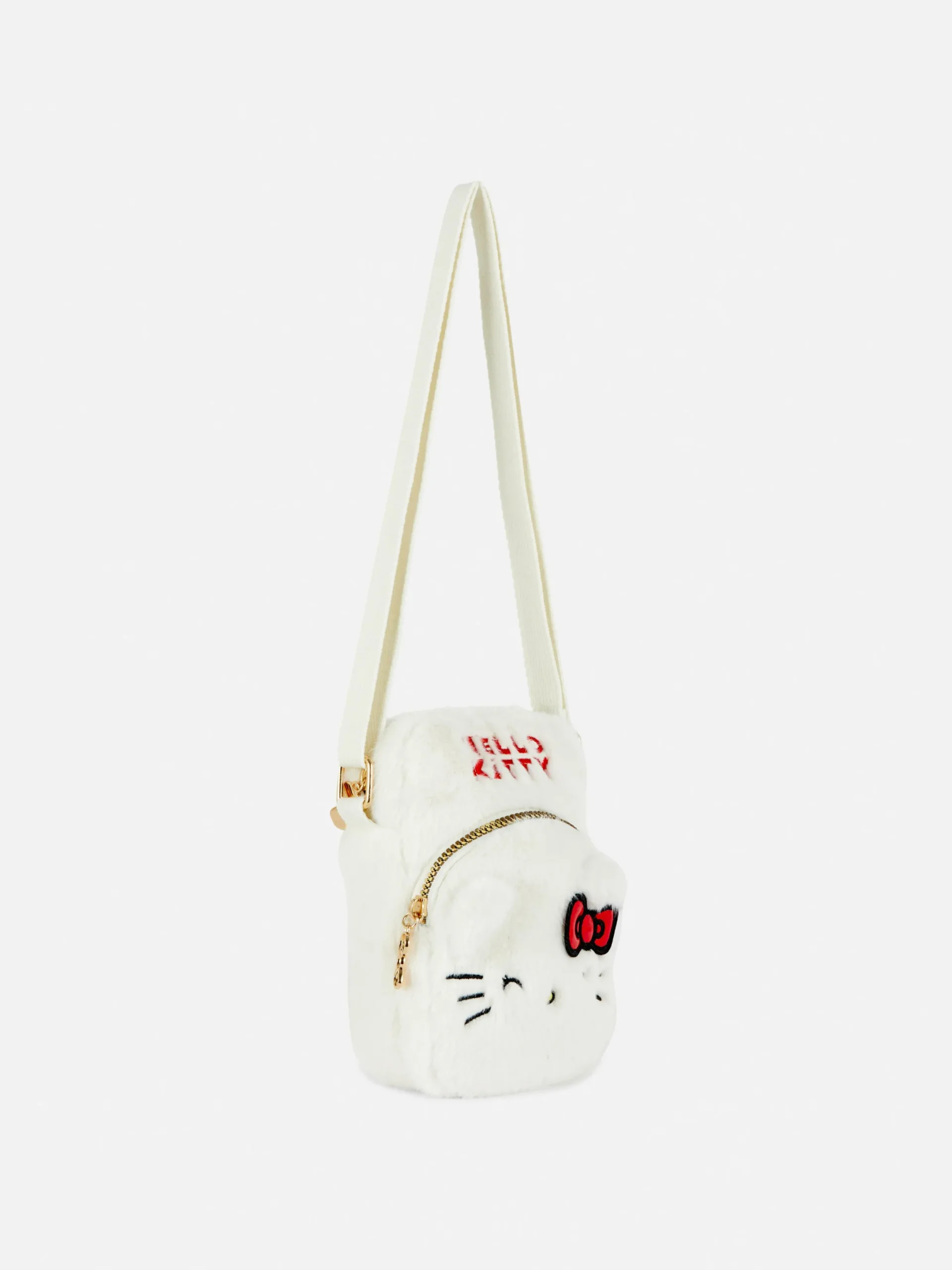Taschen Und Portemonnaies|Primark „Hello Kitty“ Handytasche Mit Plüsch Weiß