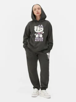 Hoodies Und Sweatshirts|Primark „Hello Kitty“ Hoodie Mit Charakter-Print Anthrazitfarben