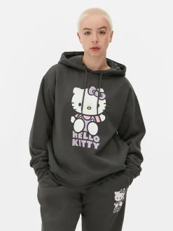 Hoodies Und Sweatshirts|Primark „Hello Kitty“ Hoodie Mit Charakter-Print Anthrazitfarben