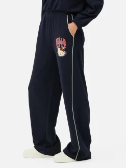 Jogginghosen|Primark „Hello Kitty“ Jogginghose Mit Geradem Bein Und Seitenstreifen Marineblau