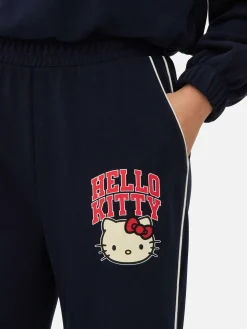 Jogginghosen|Primark „Hello Kitty“ Jogginghose Mit Geradem Bein Und Seitenstreifen Marineblau