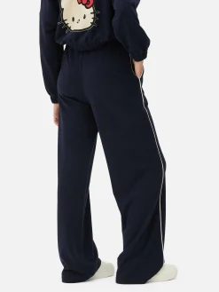 Jogginghosen|Primark „Hello Kitty“ Jogginghose Mit Geradem Bein Und Seitenstreifen Marineblau