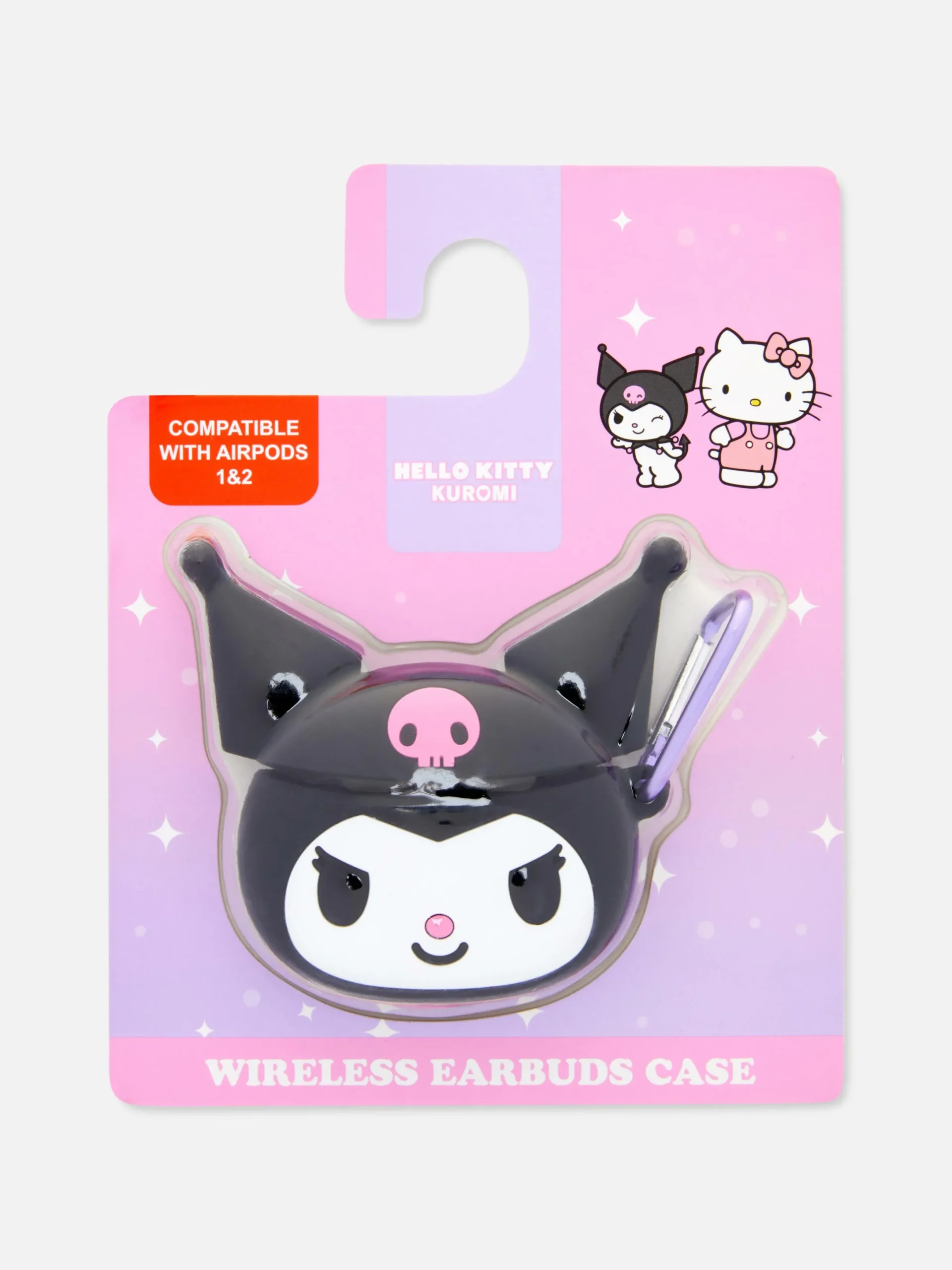 Kopfhörer|Primark „Hello Kitty Kuromi“ Etui Für Kabellose Kopfhörer Schwarz