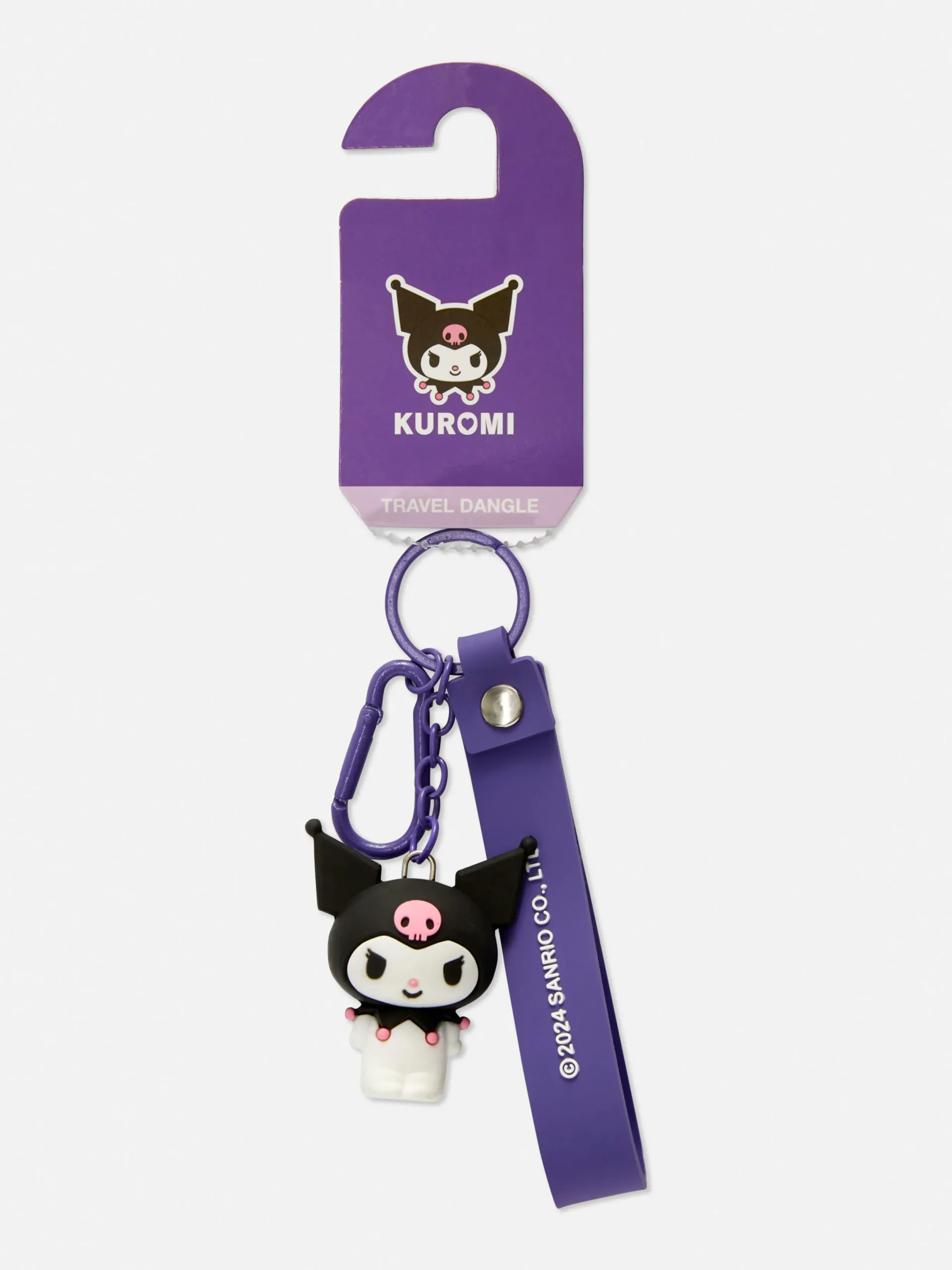 Reiseaccessoires|Primark „Hello Kitty Kuromi“ Gepäckanhänger Violett