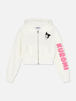 Hoodies Und Sweatshirts|Primark „Hello Kitty Kuromi“ Hoodie Mit Reißverschluss Weiß