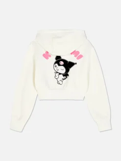 Hoodies Und Sweatshirts|Primark „Hello Kitty Kuromi“ Hoodie Mit Reißverschluss Weiß