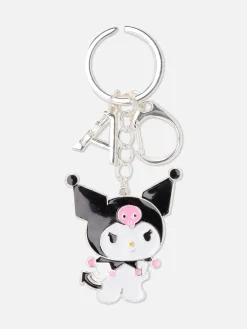 Schmuck|Primark „Hello Kitty Kuromi“ Schlüsselanhänger Mit Initiale Schwarz