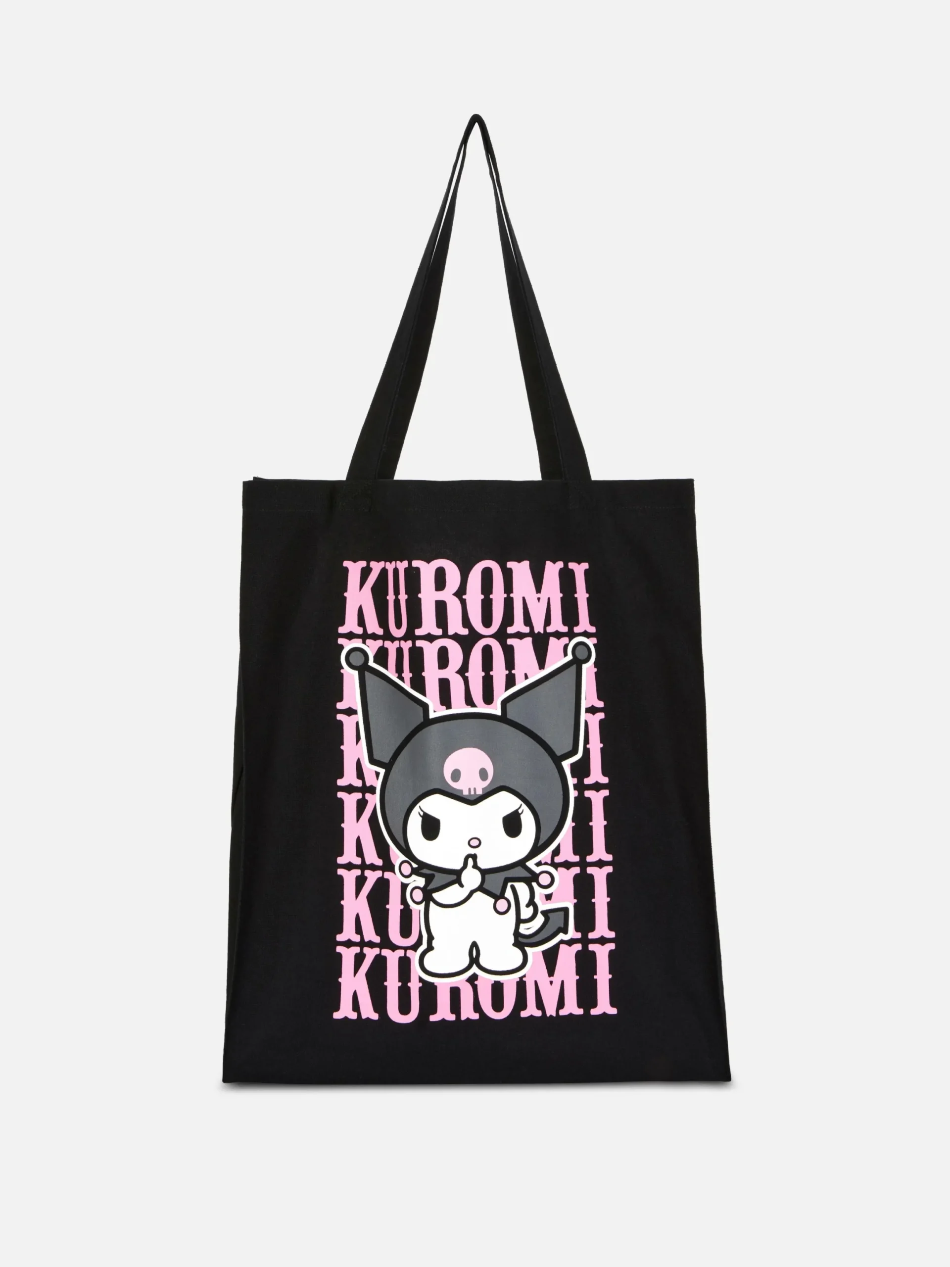 Reiseaccessoires|Primark „Hello Kitty Kuromi“ Tragetasche Schwarz