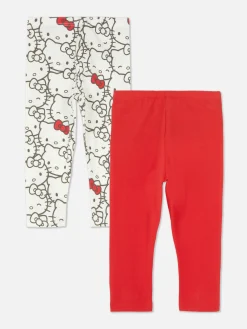 Hosen Und Leggings|Primark „Hello Kitty“ Leggings Zum 50. Jubiläum, 2er-Pack Rot