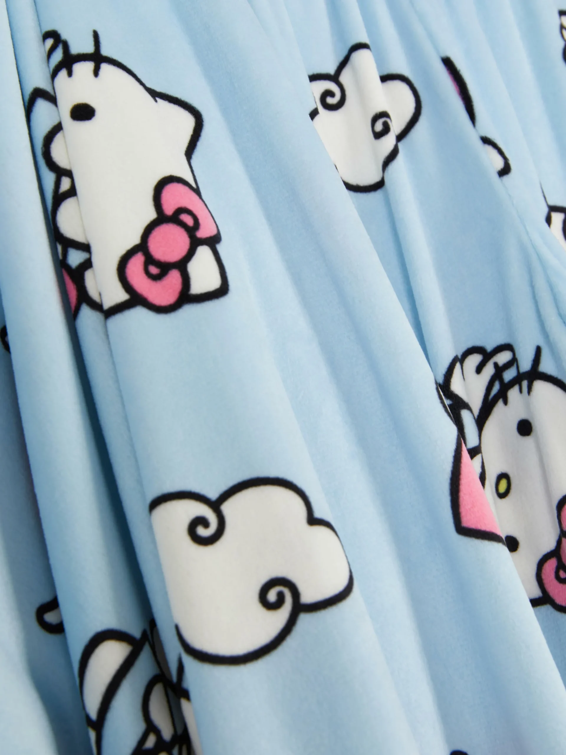 Schlafanzüge|Primark „Hello Kitty“ Schlafanzug Mit Langen Ärmeln Hellblau