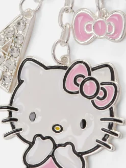 Schmuck|Primark „Hello Kitty“ Schlüsselanhänger Mit Strasssteinen Weiß