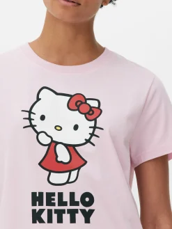 Tops Und T-Shirts|Primark „Hello Kitty“ T-Shirt Mit Grafik Rosa
