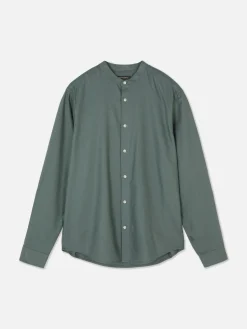 Hemden|Primark Hemd Mit Hochgerollten Ärmeln Und Knopfleiste Grün