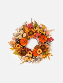 Halloween-Deko Und Süßigkeiten|Halloween Alle|Primark Herbstlicher Kunstblätterkranz Orange