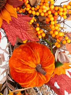 Halloween-Deko Und Süßigkeiten|Halloween Alle|Primark Herbstlicher Kunstblätterkranz Orange