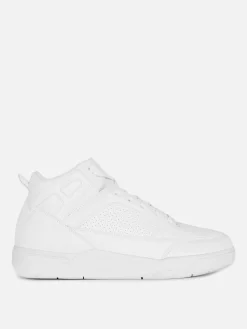 Sneakers|Primark High-Top-Basketball-Sneaker Weiß