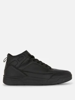 Sneakers|Primark High-Top-Basketball-Sneaker Schwarz