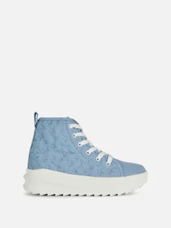 Sneakers|Primark High-Top-Sneaker Mit Dicker Sohle Und Sternenmuster Multi