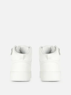 Sneakers|Primark High-Top-Sneaker Mit Dicker Sohle Weiß