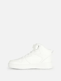 Sneakers|Primark High-Top-Sneaker Mit Dicker Sohle Weiß