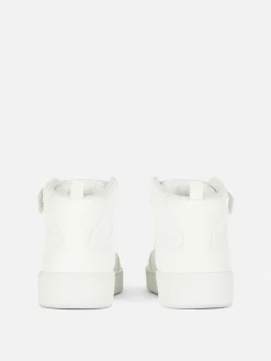 Sneakers|Primark High-Top-Sneaker Mit Regenbogenanhänger Weiß