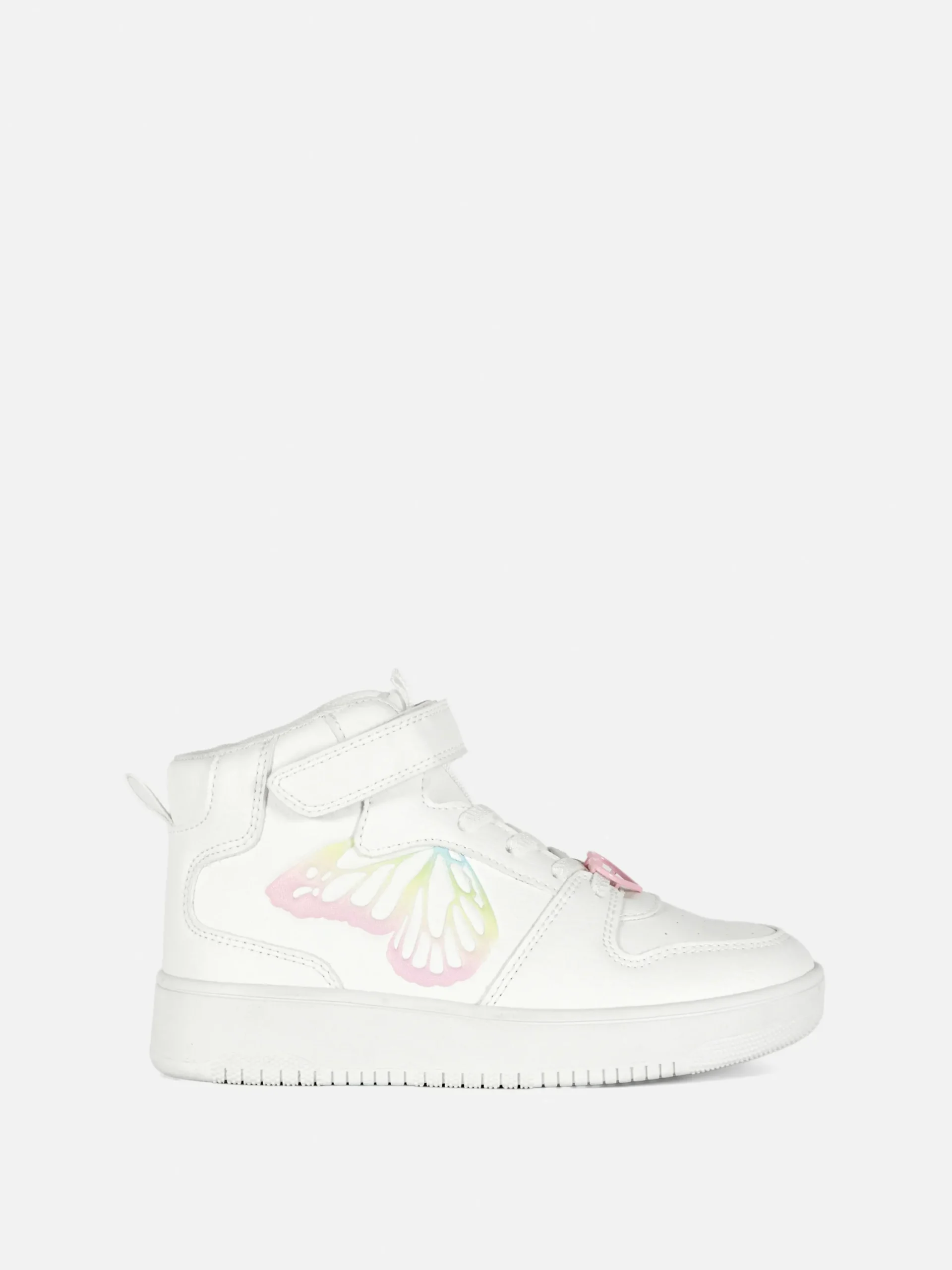 Sneakers|Primark High-Top-Sneaker Mit Schmetterling In Ombré-Optik Weiß
