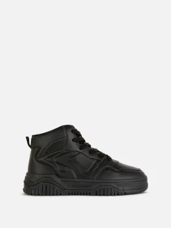 Sneakers|Primark High-Top-Sneakers Mit Klobiger Sohle Schwarz