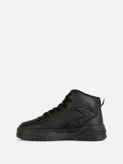 Sneakers|Primark High-Top-Sneakers Mit Klobiger Sohle Schwarz