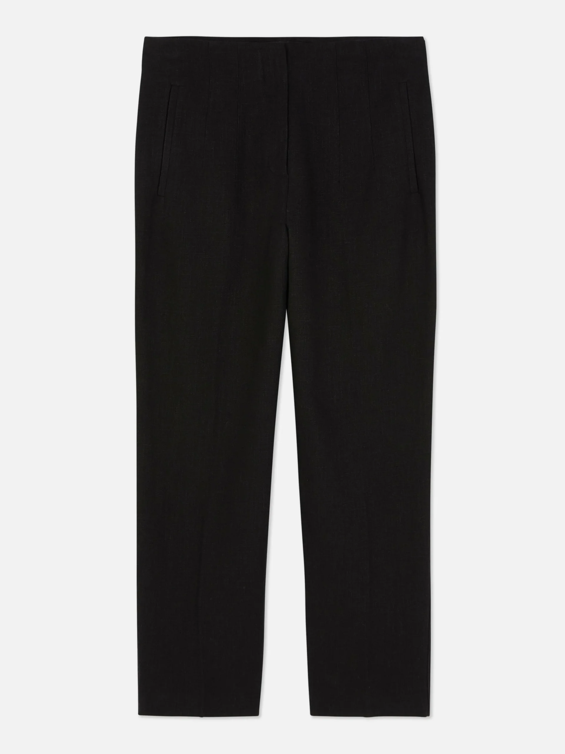 Hosen Und Leggings|Primark High-Waist-Hose Mit Zierstichen Schwarz