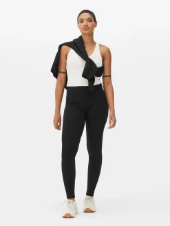 Hosen Und Leggings|Primark High-Waist-Leggings Schwarz