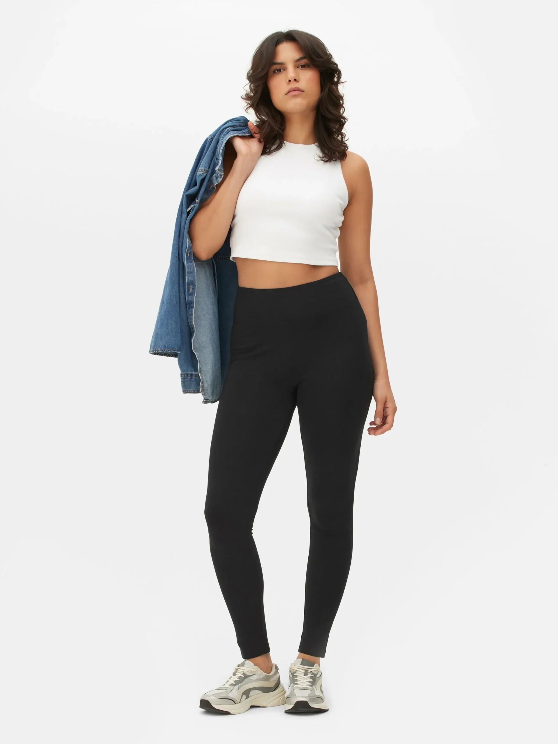 Hosen Und Leggings|Primark High-Waist-Leggings Schwarz