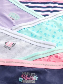 Unterwäsche|Primark Hipster-Slips Mit Glitzerndem Bund, 6er-Pack Multi