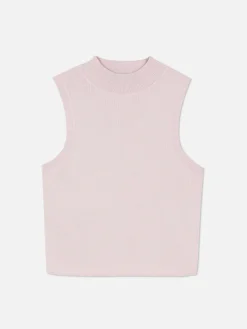 Tops Und T-Shirts|Primark Hochgeschlossenes, Kurzes Trägertop Rosa