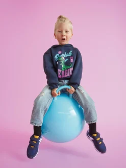 Hoodies Und Sweatshirts|Primark Hoodie Mit Grafik Marineblau
