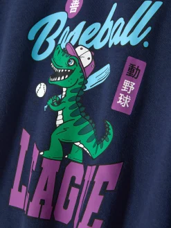 Hoodies Und Sweatshirts|Primark Hoodie Mit Grafik Marineblau