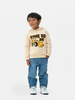 Hoodies Und Sweatshirts|Primark Hoodie Mit Grafik-Print Steinfarben