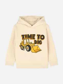 Hoodies Und Sweatshirts|Primark Hoodie Mit Grafik-Print Steinfarben