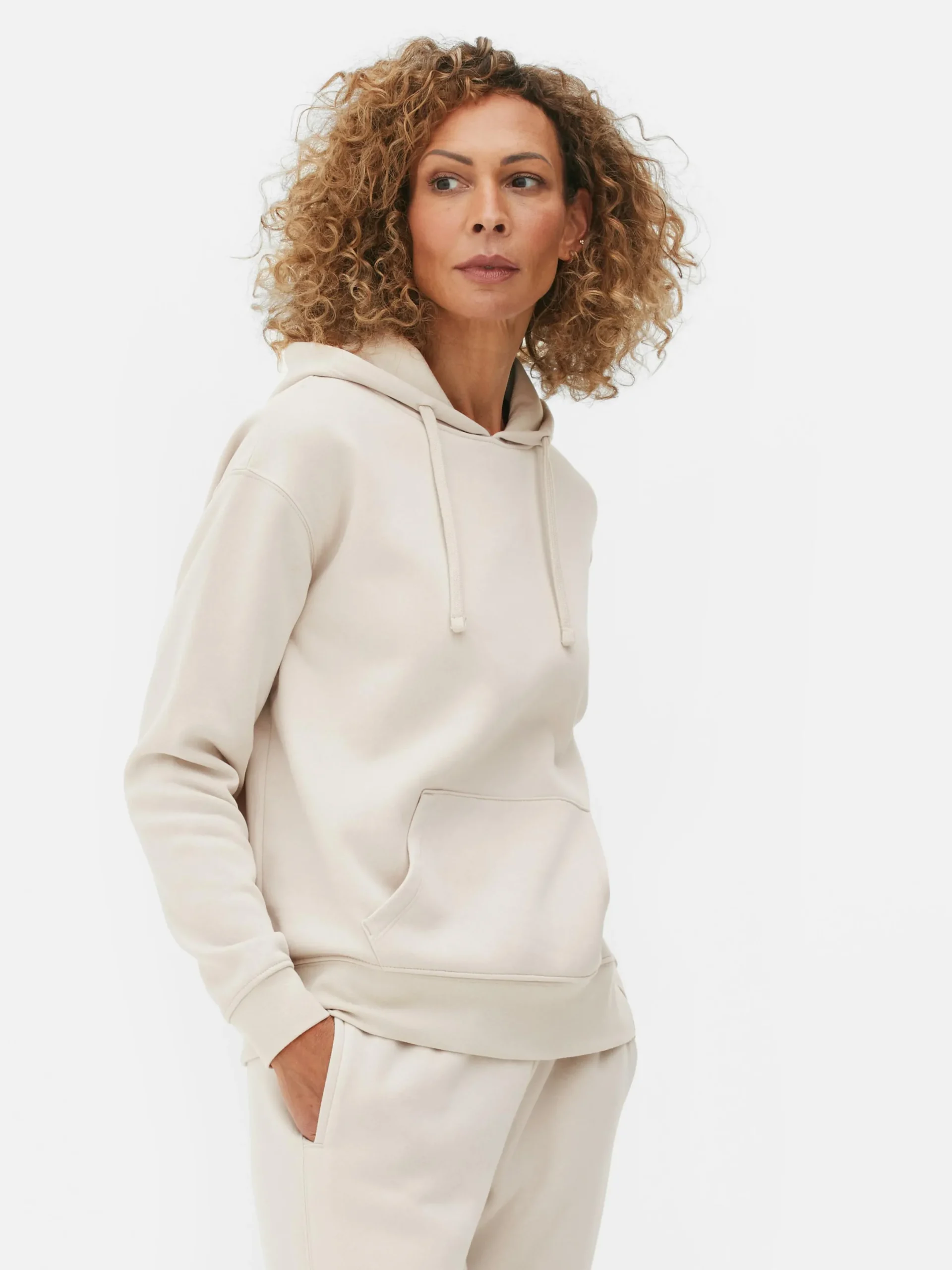 Loungewear|Hoodies Und Sweatshirts|Primark Hoodie Mit Kordelzug Ecrufarben