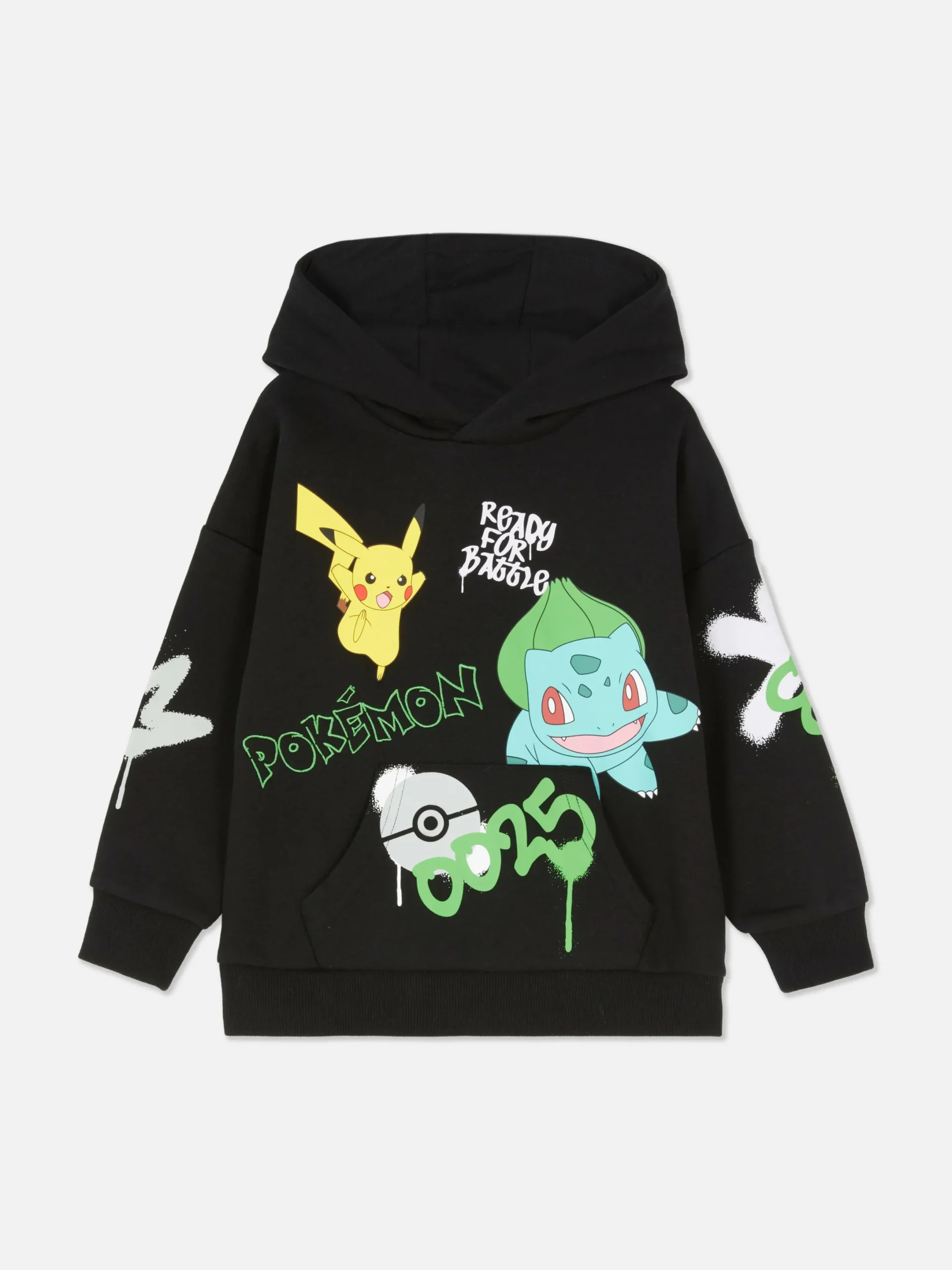 Hoodies Und Sweatshirts|Primark Hoodie Mit „Pokémon“ Grafik Zum Kombinieren Schwarz