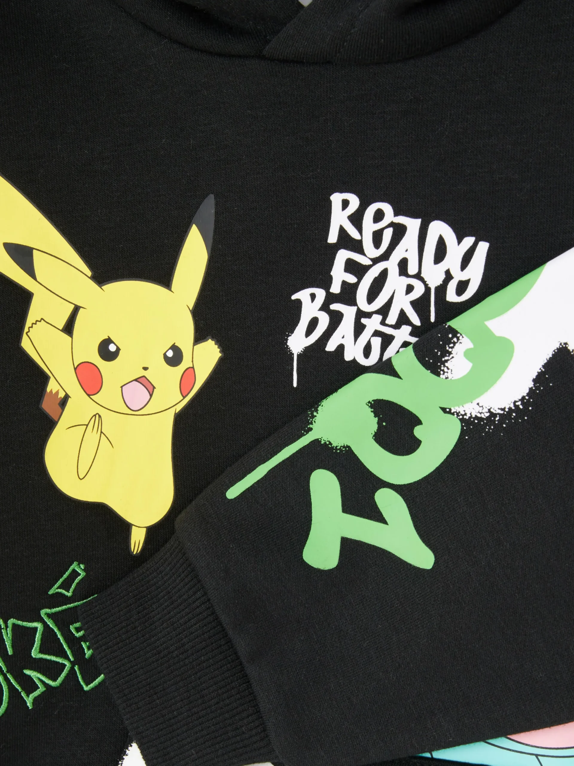 Hoodies Und Sweatshirts|Primark Hoodie Mit „Pokémon“ Grafik Zum Kombinieren Schwarz
