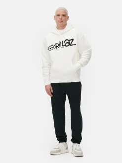 Grafik-T-Shirts Und -Sweatshirts|Hoodies Und Sweatshirts|Primark Hoodie Mit Tarnmuster Und „Gorillaz“ Grafik Ecrufarben