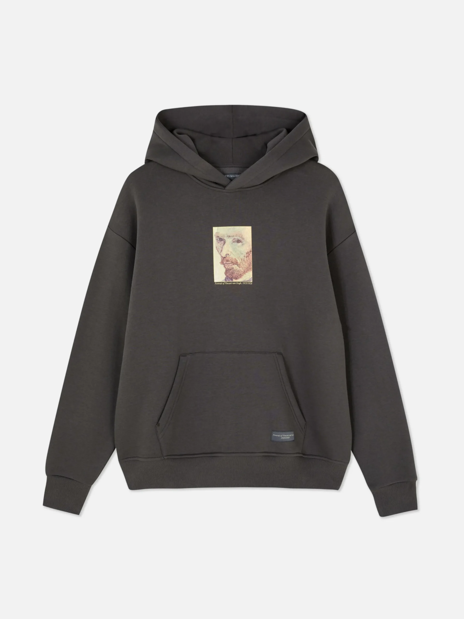 Hoodies Und Sweatshirts|Primark Hoodie Mit „Van Gogh“ Selbstporträt Anthrazitfarben
