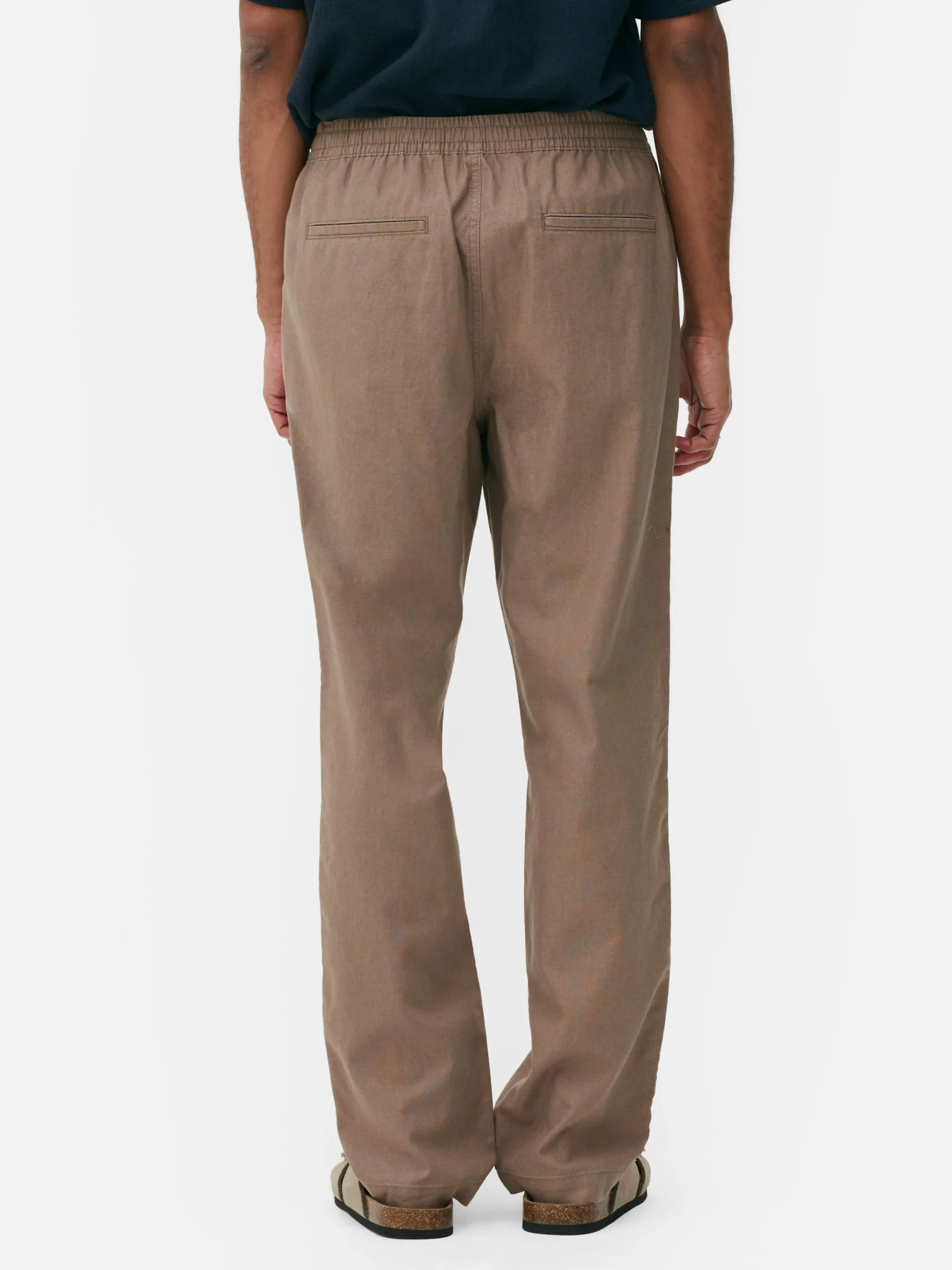 Hosen|Primark Hose Aus Leinengemisch Hellbraun