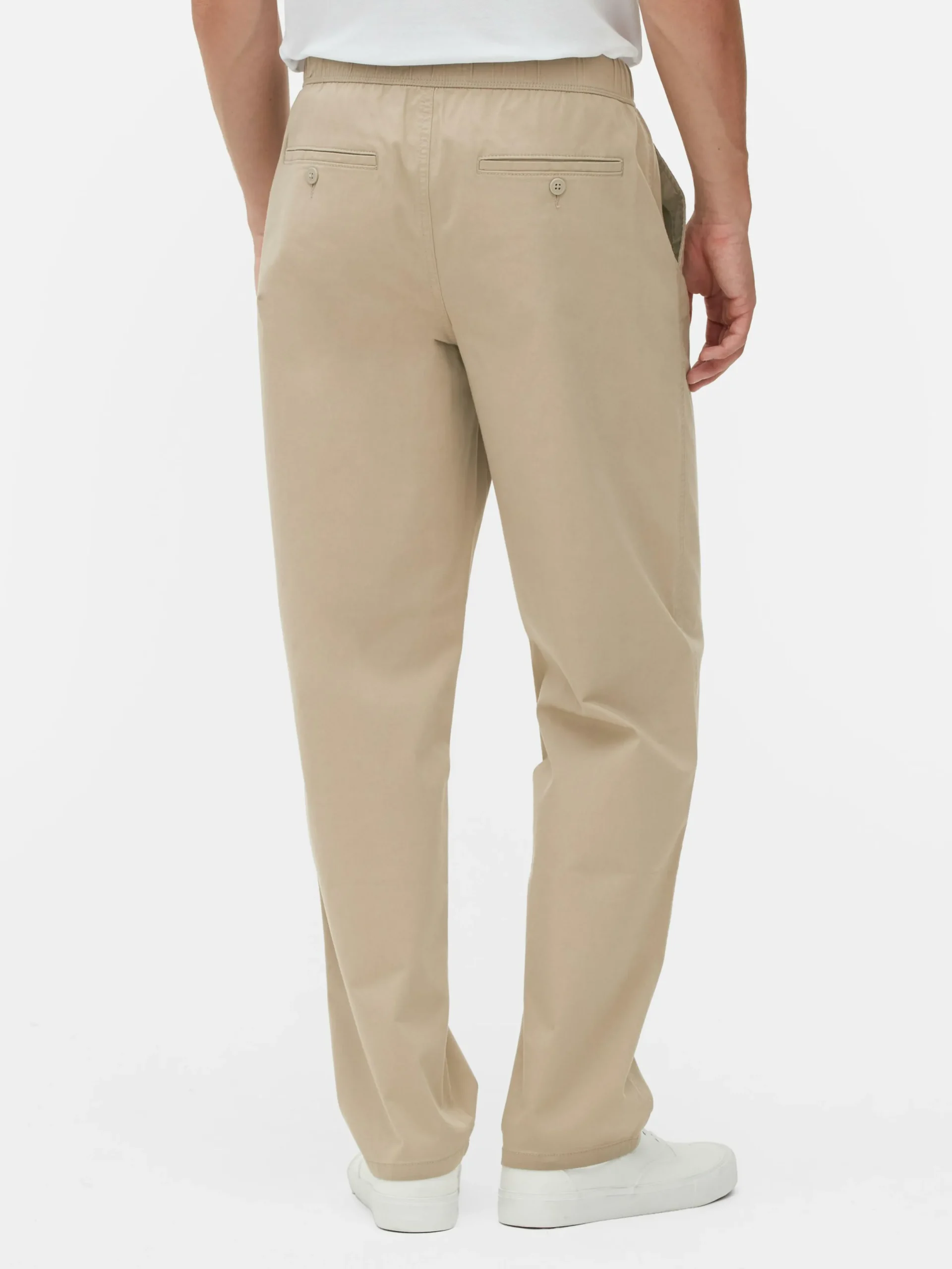 Hosen|Primark Hose Mit Elastischem Bund Steinfarben