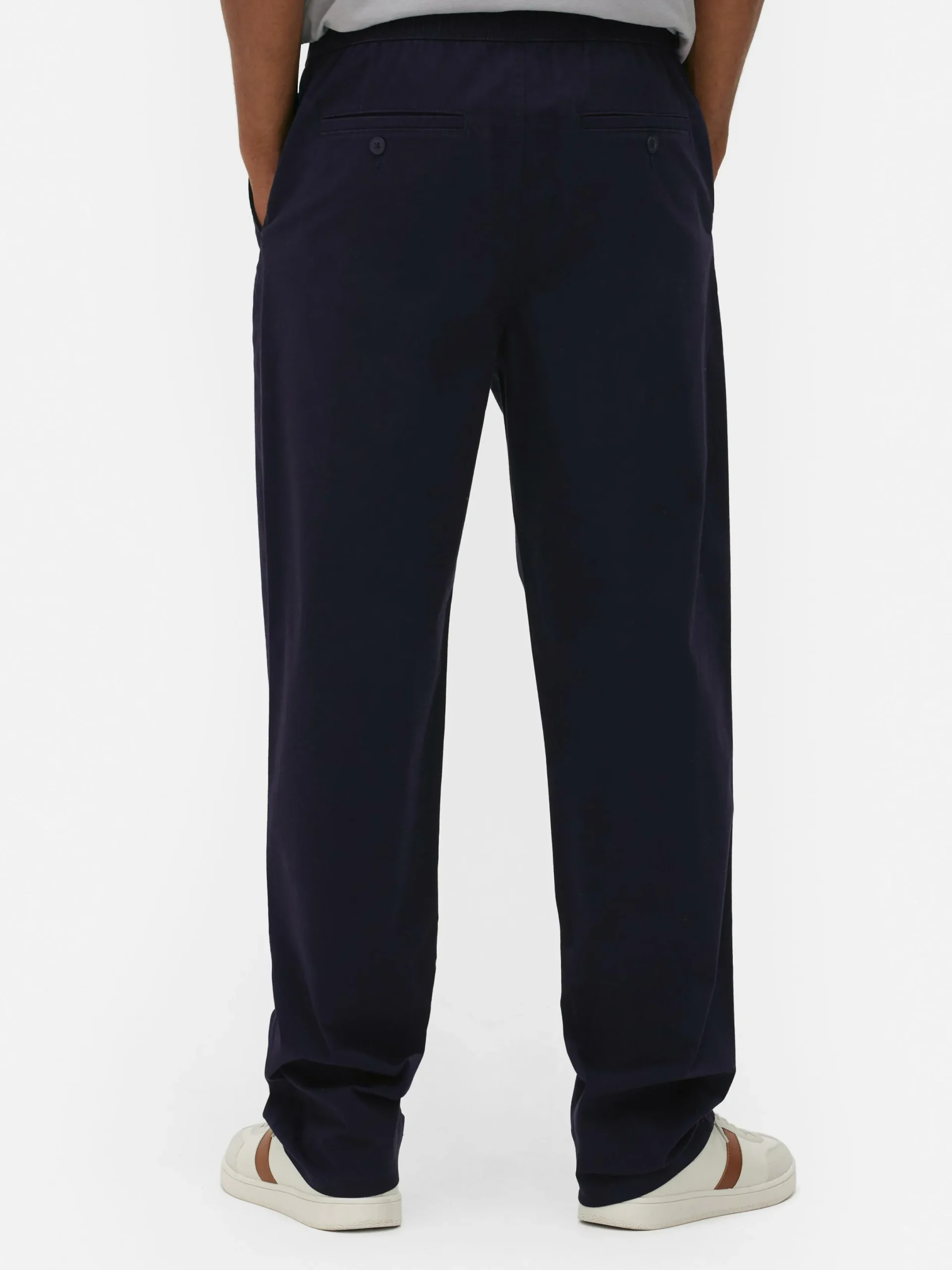 Hosen|Primark Hose Mit Elastischem Bund Marineblau