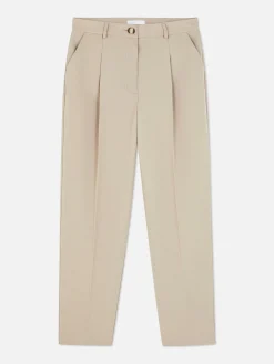 Hosen Und Leggings|Primark Hose Mit Gummibund Für Damen Steinfarben