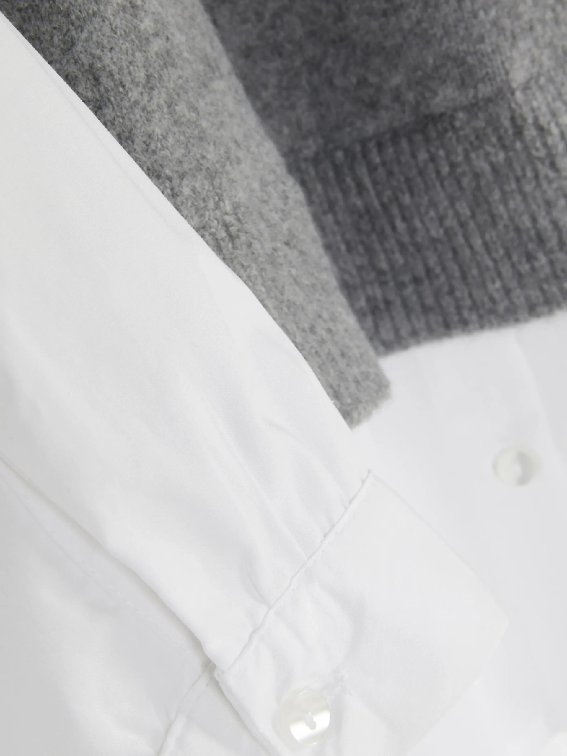 Blusen|Primark 2-in-1-Hemd Mit Weste Im Lagenlook Grau