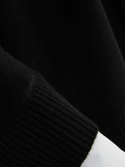Pullover Und Cardigans|Primark 2-in-1-Hemd Und -Pullover Schwarz